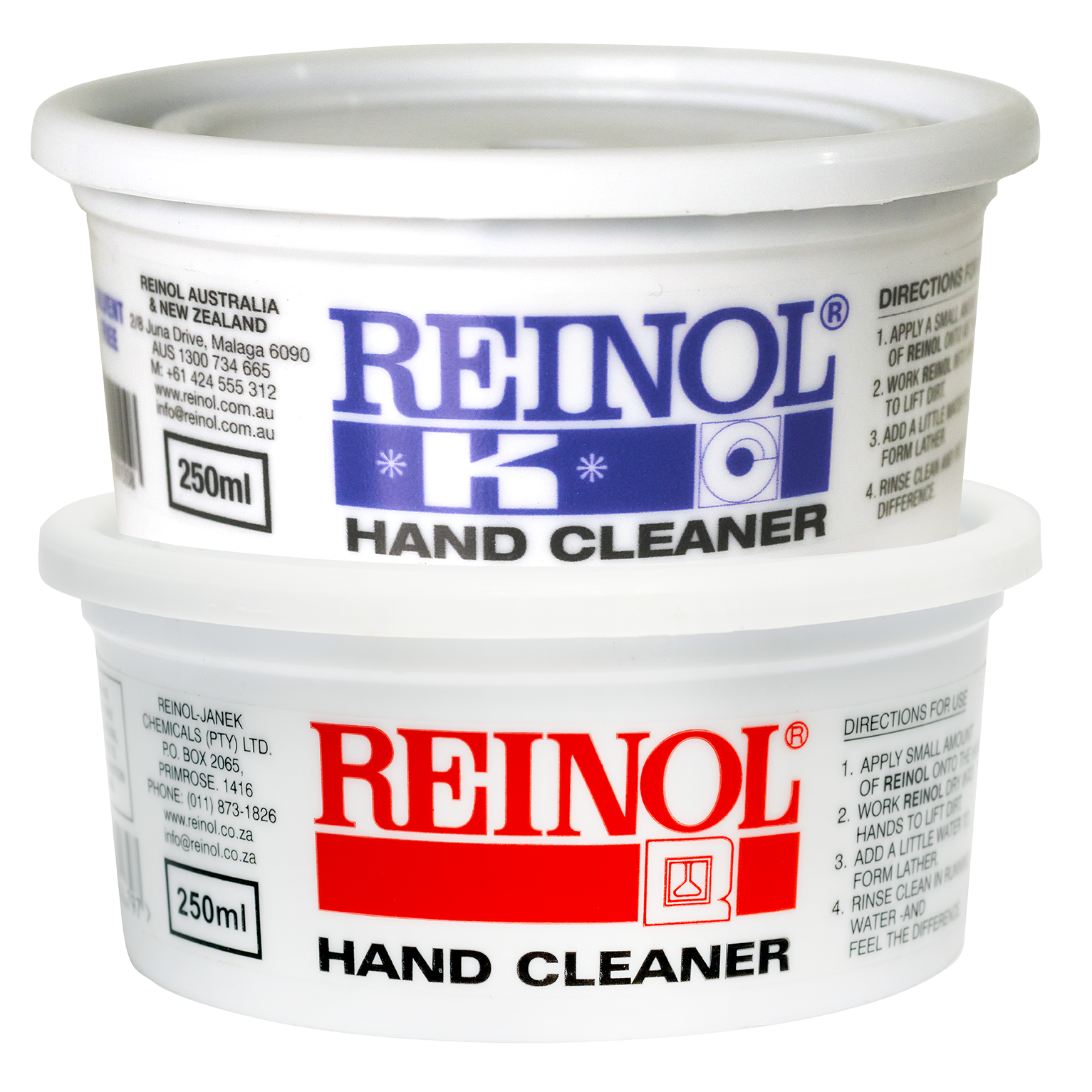Mixed Twin Pack Reinol  Hand Cleaner 2x250ml