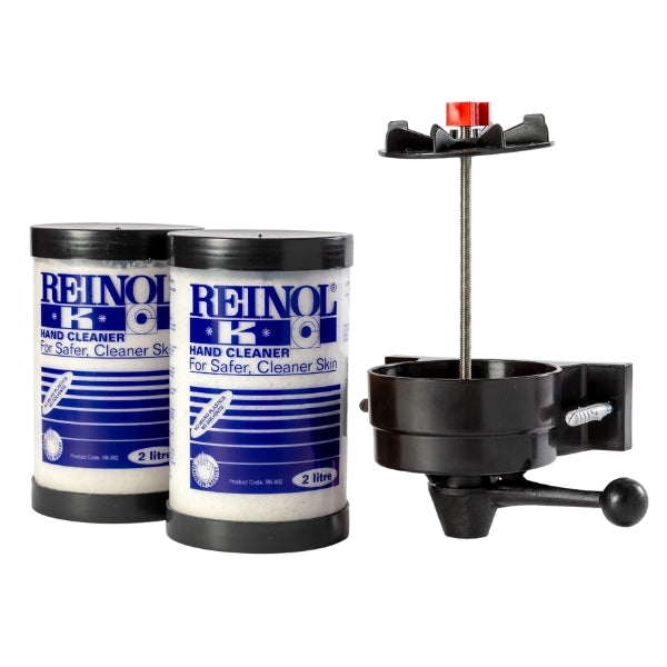 Reinol K Hand Cleaner - Value Pack - 2 x Cartridges and 1 wall dispenser