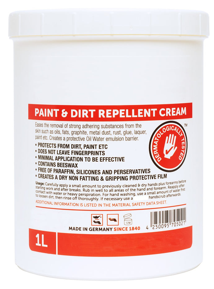 Paint & Dirt Repellent Cream  Invisible Gloves 1L